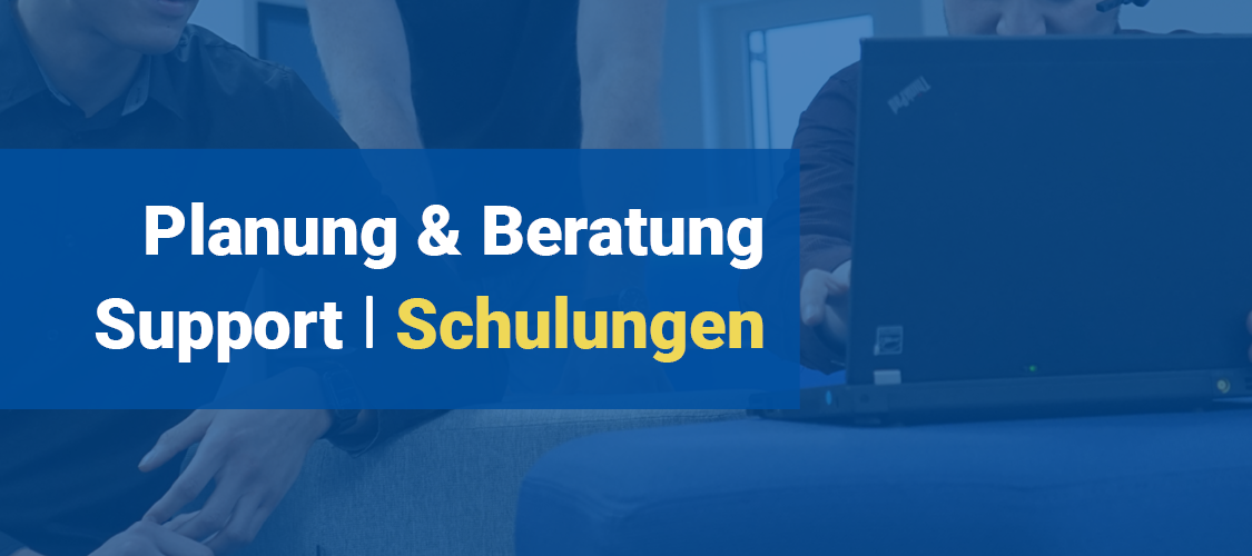 Leistungen: Planung und Beratung, Support, Schulungen Banner - KTI Distribution GmbH