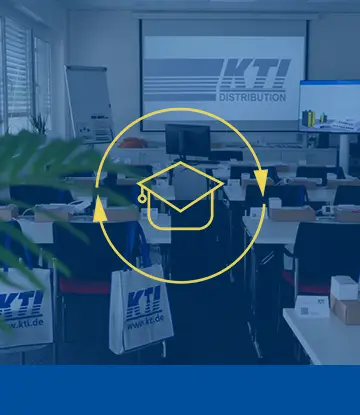 Vorbereiteter Schulungsraum - KTI Distribution GmbH