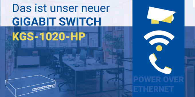 KGS-1020-HP 10-Port Gigabit Switch mit PoE