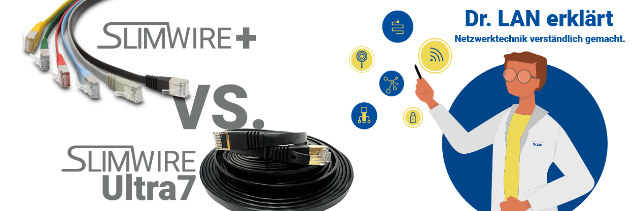 Dr.Lan erklärt SlimWire+ vs SlimWire Ultra 7 Banner
