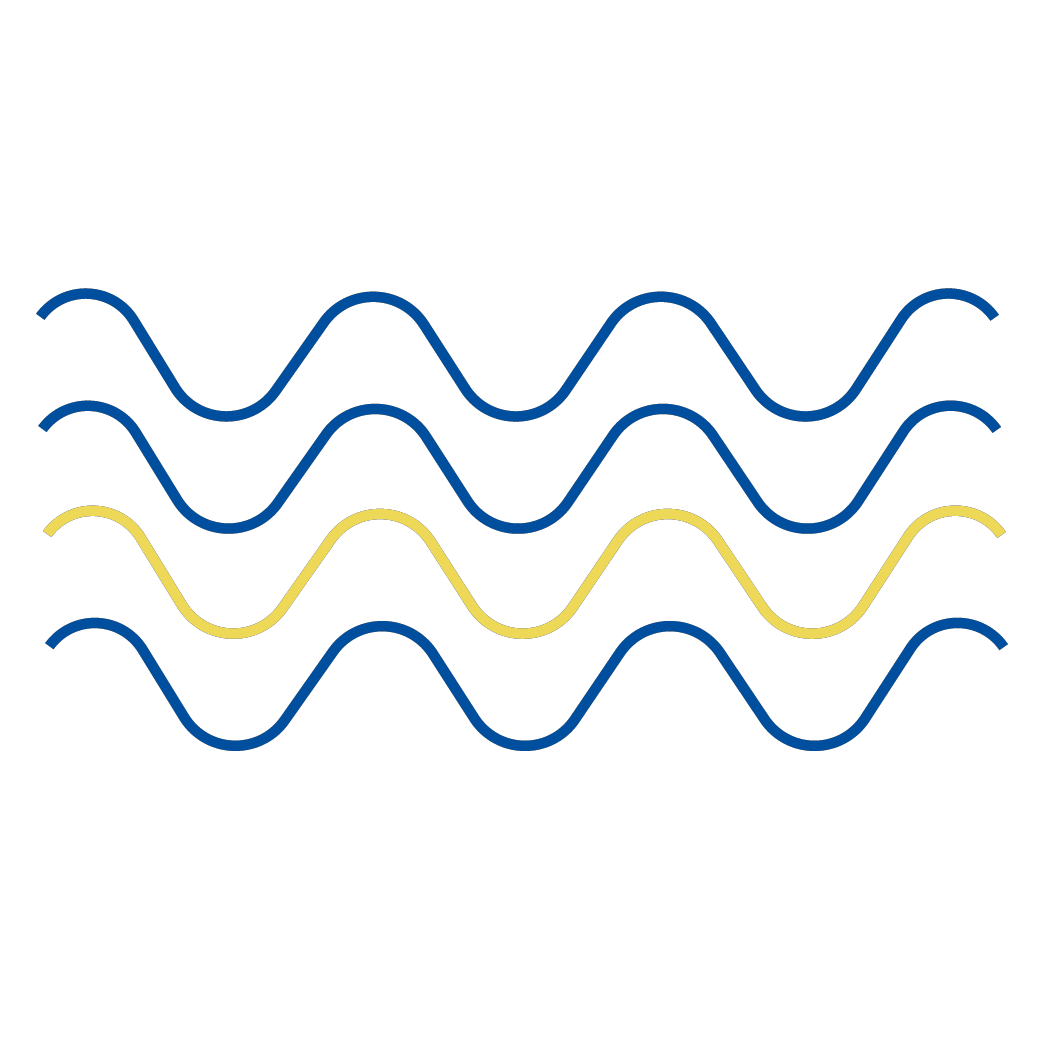 Wavy lines as a symbol for periodic mechanical vibrations