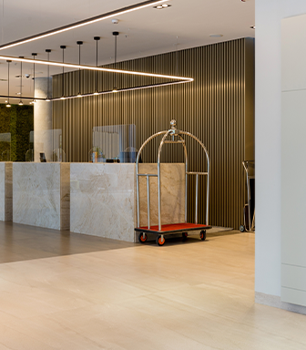 Hotel - Anwendungsbeispiel für Netsys Netzwerkprodukte