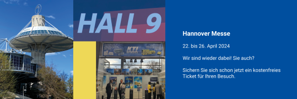 Collage zur Hannover Messe 2024 einschließlich Einladung