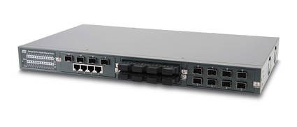 KGS-2422, Modular 24-port Gigabit switch - 3x 8-port modules