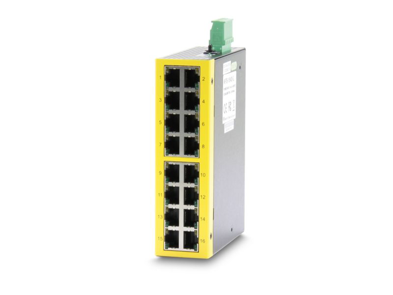 Frontansicht des KFS-1640-L Fast Ethernet Switches von KTI Networks